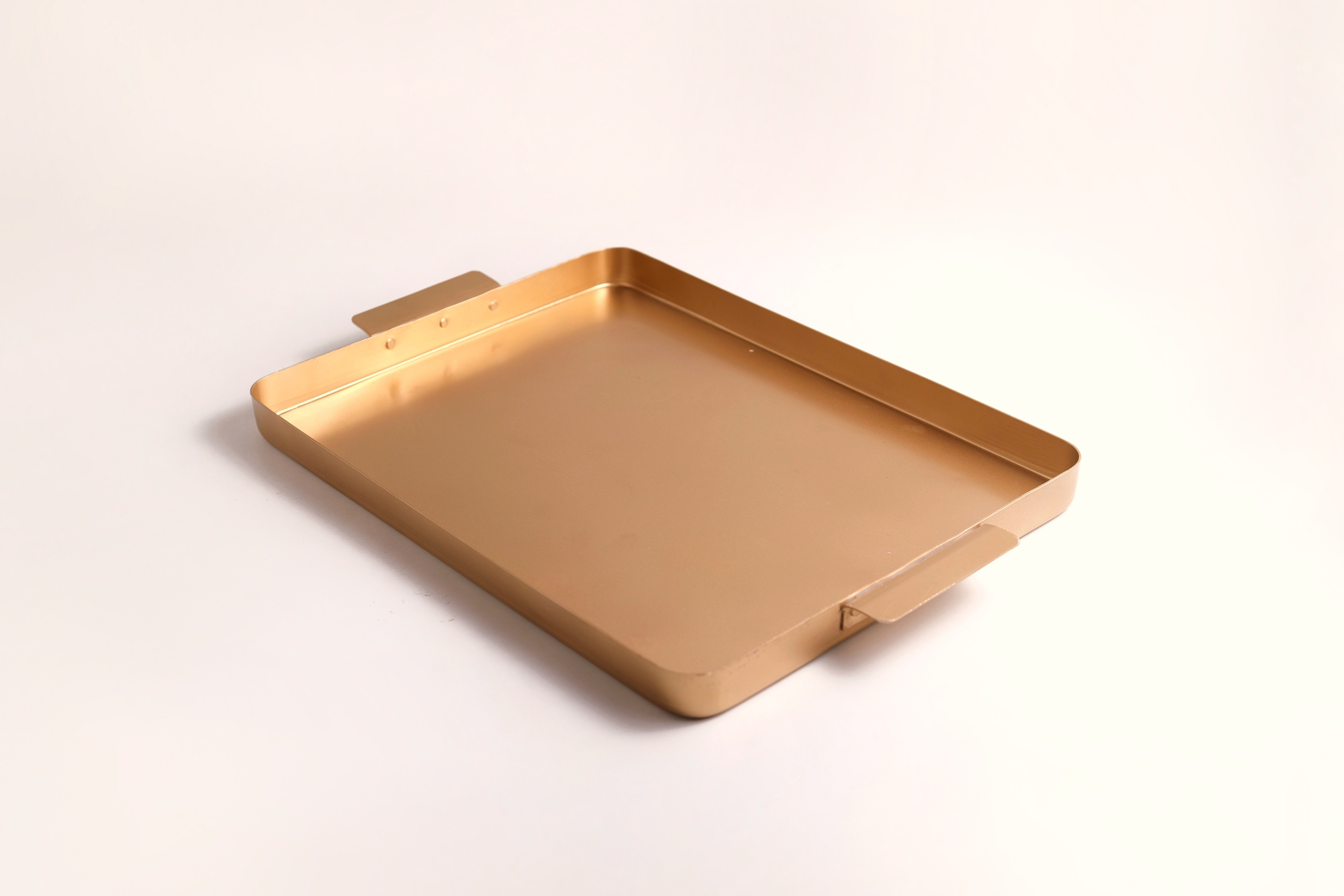 gold serving tray tableware
