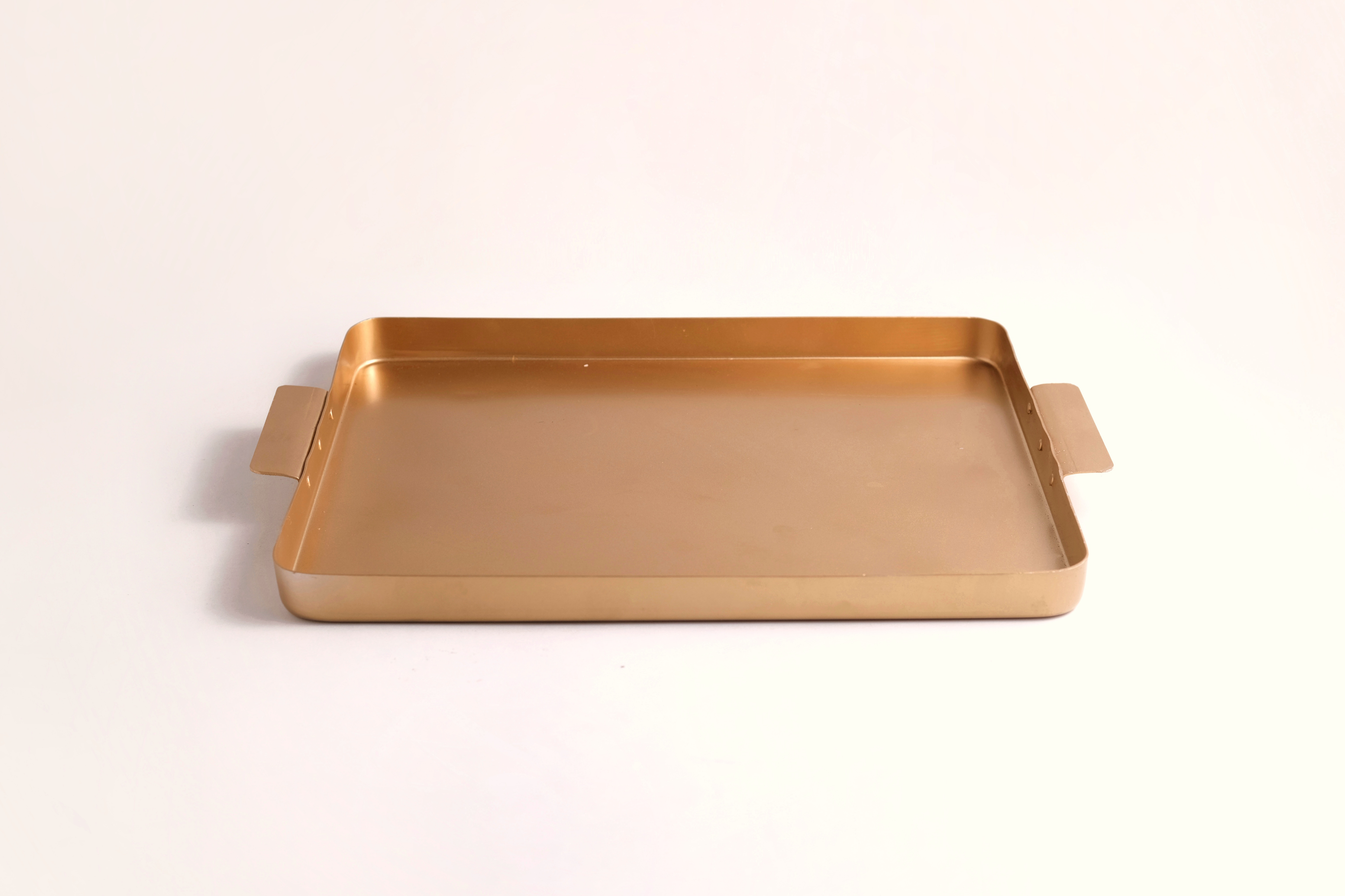 gold serving tray tableware