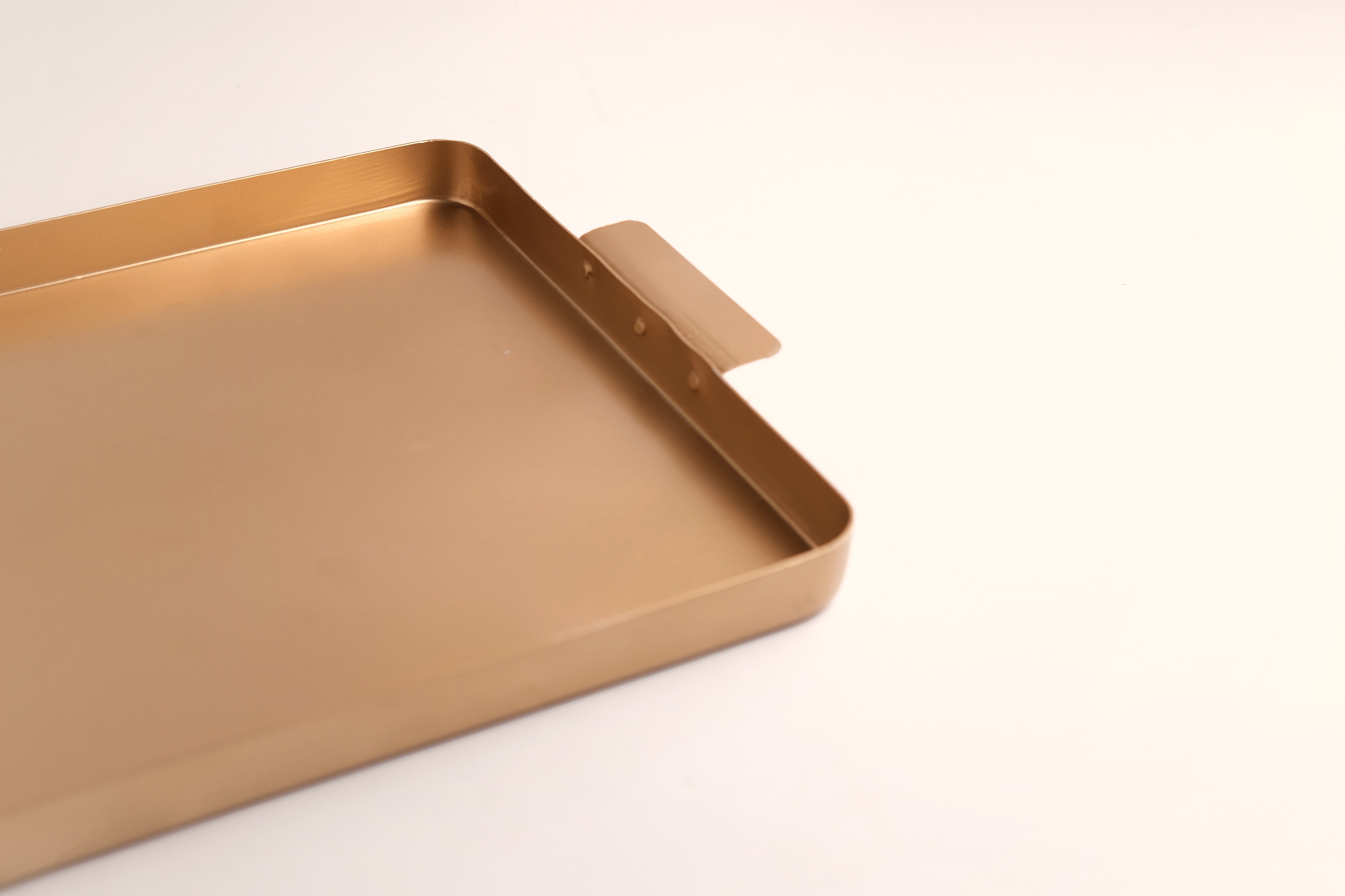 gold serving tray tableware